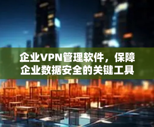 企业VPN管理软件，保障企业数据安全的关键工具