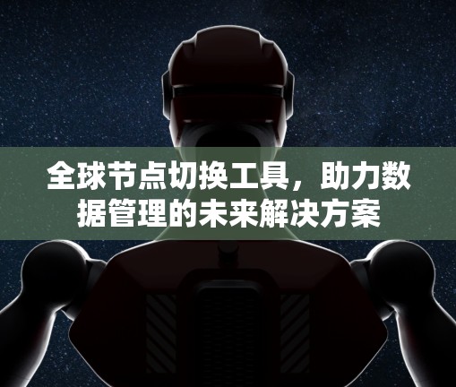 全球节点切换工具，助力数据管理的未来解决方案