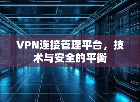VPN连接管理平台，技术与安全的平衡